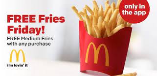 'Free Fries Friday' will be a weekly promotion at McDonald's till the end of 2023.